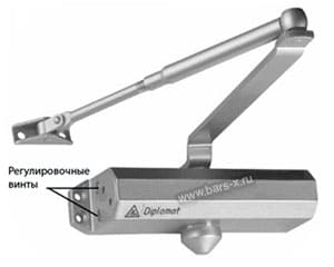 Регулировка доводчика картинка