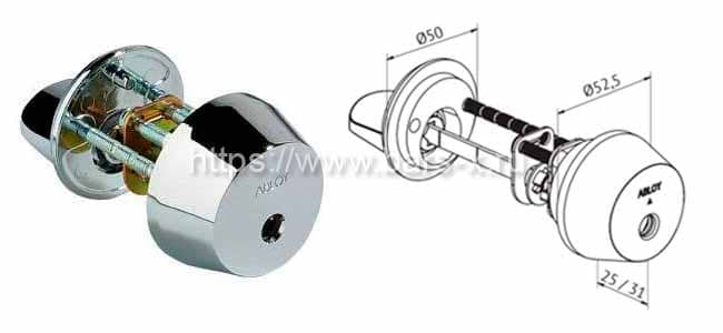 Цилиндр для замков ABLOY CY001 картинка