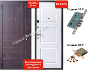 Входная металлическая дверь VoronDoors Модель VD-48 картинка