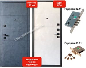 Входная металлическая дверь VoronDoors Модель VD-50 картинка