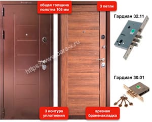 Входная металлическая дверь VoronDoors Модель VD-102 картинка