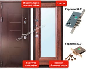 Входная металлическая дверь VoronDoors Модель VD-103 картинка