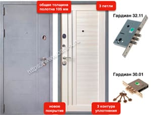 Входная металлическая дверь VoronDoors Модель VD-107 картинка