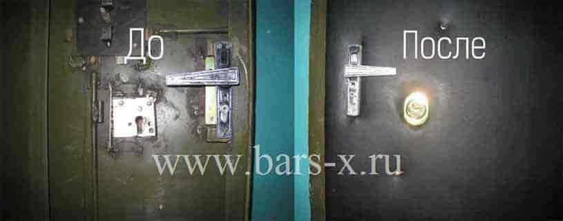 Замена обивки входной двери и замков фото Замена обивки входной двери и замков