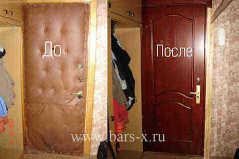 Замена мягкой обивки двери фото Замена мягкой обивки двери