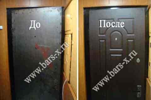Установка панели на входной двери фото Установка панели на входной двери