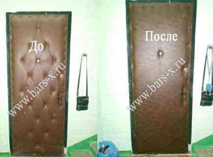 Переобивка входной двери винилискожей фото Переобивка входной двери винилискожей