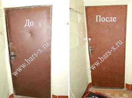Переобивка входной двери фото Переобивка входной двери