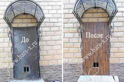 Установка панели на входной металлической двери фото Установка панели на входной металлической двери