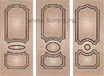 Узор стандартной дублированной фрезеровки фото Узор стандартной дублированной фрезеровки