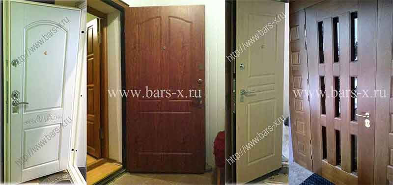 Отделка двери жидкими обоями в Москве